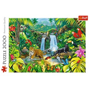 Trefl (27104) - "Tropical forest" - 2000 pieces puzzle