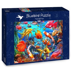 Bluebird Puzzle (70192) - Ciro Marchetti: "Tropical Fish" - 1500 pieces puzzle