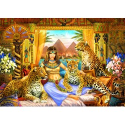 Bluebird Puzzle (70198) - "Egyptian Queen of the Leopards" - 2000 pieces puzzle
