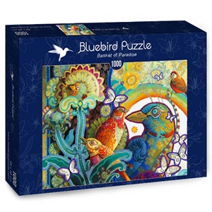 Bluebird Puzzle (70297) - David Galchutt: "Basket of Paradise" - 1000 pieces puzzle