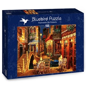 Bluebird Puzzle (70213) - Viktor Shvaiko: "Ristorante Da Roberto" - 1500 pieces puzzle
