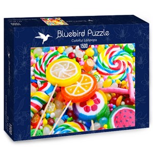 Bluebird Puzzle (70379) - "Colorful Lollipops" - 1500 pieces puzzle