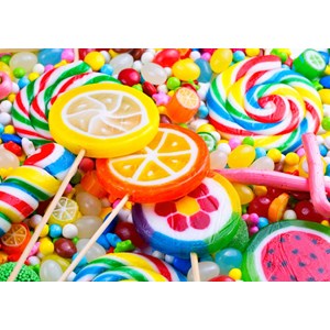 Bluebird Puzzle (70379) - "Colorful Lollipops" - 1500 pieces puzzle