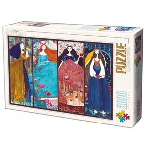 D-Toys (73860) - Kurti Andrea: "Collage" - 2000 pieces puzzle