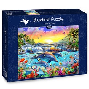 Bluebird Puzzle (70015) - Adrian Chesterman: "Tropical Cove" - 2000 pieces puzzle