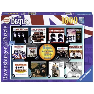Ravensburger (19753) - "Beatles: Albums 1964-66" - 1000 pieces puzzle