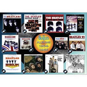 Ravensburger (19753) - "Beatles: Albums 1964-66" - 1000 pieces puzzle