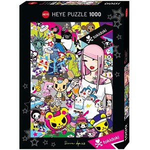 Heye (29642) - "Tokidoki Street Festival" - 1000 pieces puzzle