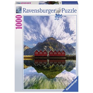 Ravensburger (15256) - "Sunndalsora, Norway" - 1000 pieces puzzle