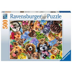 Ravensburger (15042) - "Animal Selfie" - 500 pieces puzzle