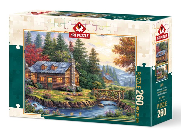 Art Puzzle (5023) - "Autumn on the Hills" - 260 pieces puzzle
