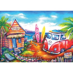 Art Puzzle (5027) - "Surfing Camp" - 260 pieces puzzle