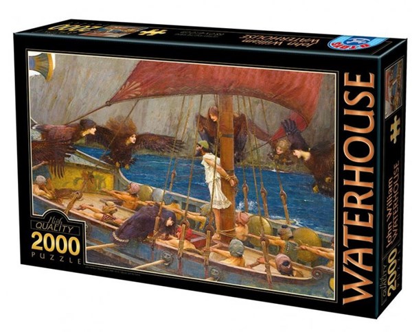 D-Toys (72917-WA01) - John William Waterhouse: "Ulysses and the Sirens, 1891" - 2000 pieces puzzle