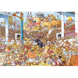 Jumbo (19178) - "Retro Destiny 4, The Wasgij Games" - 1000 pieces puzzle