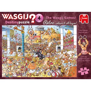 Jumbo (19178) - "Retro Destiny 4, The Wasgij Games" - 1000 pieces puzzle