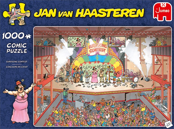 Invloed extract zonne Jumbo (20025) - Jan van Haasteren: "Eurosong Contest" - 1000 pieces puzzle