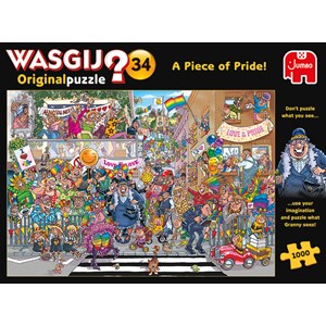 Jumbo (19181) - "Original 34, A Piece of Pride" - 1000 pieces puzzle