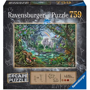 Ravensburger (16512) - "ESCAPE Unicorn" - 759 pieces puzzle