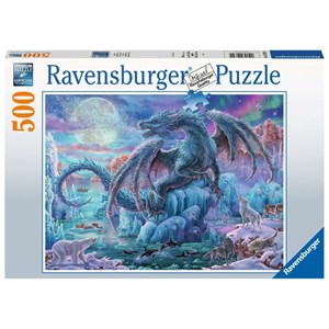 Ravensburger (14839) - "Mystical Dragons" - 500 pieces puzzle