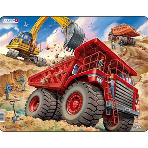 Larsen (US36) - "Giant Dump Truck" - 33 pieces puzzle