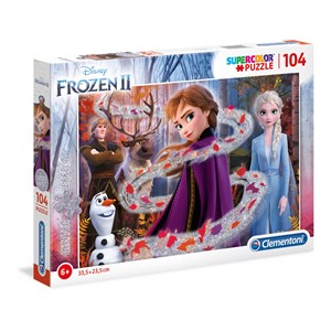 Clementoni (20162) - "Disney Frozen 2" - 104 pieces puzzle