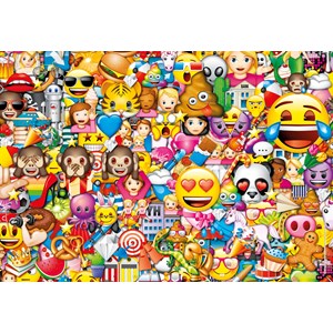 Clementoni (29756) - "Emoji" - 180 pieces puzzle