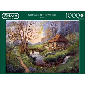 Falcon (11243) - "Cottage in the Woods" - 1000 pieces puzzle