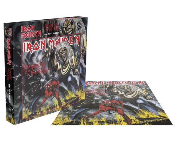 Rock Saw (RSAW001PZ) - "Iron Maiden, The Number Of The Beast" - 500 pieces puzzle