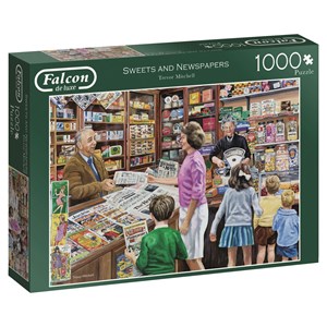 Falcon (11236) - "Sweets and Newspapers" - 1000 pieces puzzle
