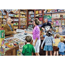 Falcon (11236) - "Sweets and Newspapers" - 1000 pieces puzzle