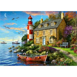 Falcon (11247) - Dominic Davison: "The Lighthouse Keeper’s Cottage" - 1000 pieces puzzle