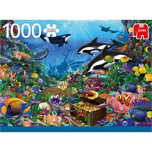 Jumbo (18814) - "Jewels of the Deep" - 1000 pieces puzzle