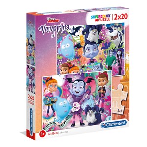 Clementoni (07033) - "Disney, Vampirina" - 20 pieces puzzle