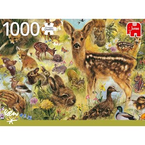 Jumbo (18819) - "Young Wildlife" - 1000 pieces puzzle