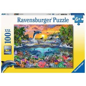 Ravensburger (10950) - "Tropical Paradise" - 100 pieces puzzle