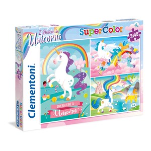 Clementoni (25231) - "I Believe in Unicorns" - 48 pieces puzzle