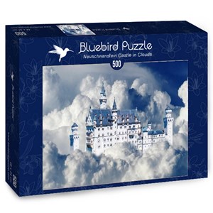 Bluebird Puzzle (70036) - "Neuschwanstein Castle in Clouds" - 500 pieces puzzle