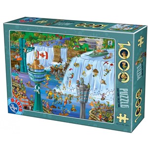 D-Toys (75932) - "Niagara Falls" - 1000 pieces puzzle
