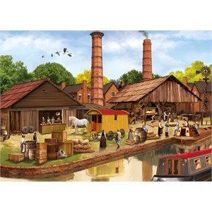 Falcon (11257) - Simon Treadwell: "Victorian Bakers" - 1000 pieces puzzle