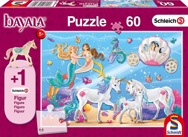 Schmidt Spiele (56302) - "The Magic of The Mermaid" - 60 pieces puzzle