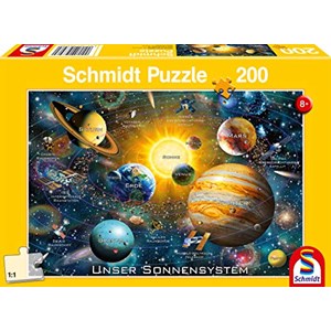 Schmidt Spiele (56308) - "Our Solar System" - 200 pieces puzzle