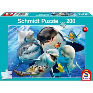 Schmidt Spiele (56360) - "Underwater Friends" - 200 pieces puzzle