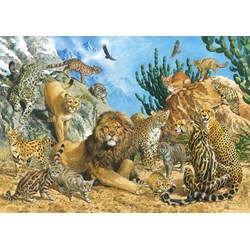 Schmidt Spiele (58372) - "Big Cats" - 500 pieces puzzle