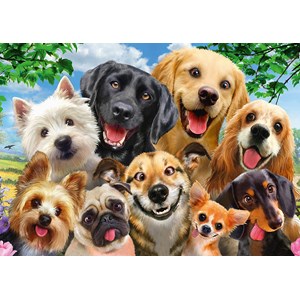 Schmidt Spiele (58390) - "Dog Selfie" - 500 pieces puzzle