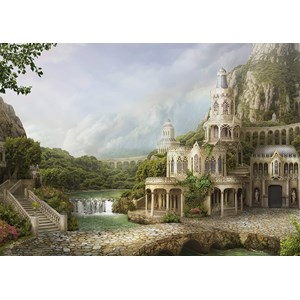 Schmidt Spiele (59611) - Nadegda Mihailova: "Palais in The Mountains" - 1000 pieces puzzle