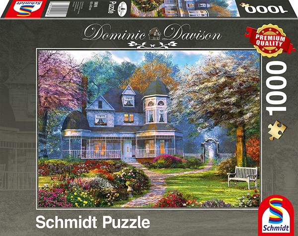 Schmidt Spiele (59616) - Dominic Davison: "Victorian Manor" - 1000 pieces puzzle