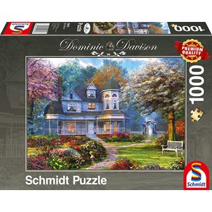 Schmidt Spiele (59616) - Dominic Davison: "Victorian Manor" - 1000 pieces puzzle