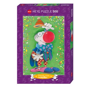 Heye (29911) - Guillermo Mordillo: "Thank You!" - 500 pieces puzzle