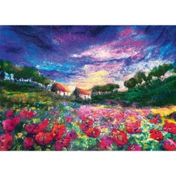 Heye (29917) - "Sundown Poppies" - 1000 pieces puzzle