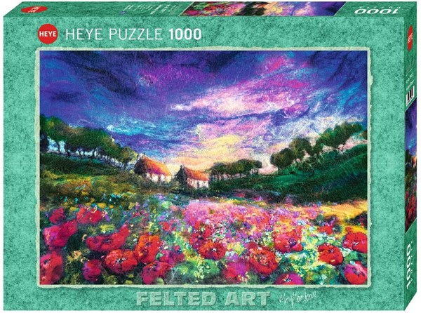 Heye (29917) - "Sundown Poppies" - 1000 pieces puzzle